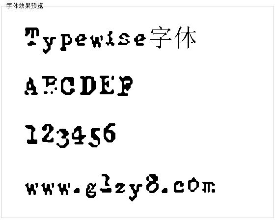 Typewise字体