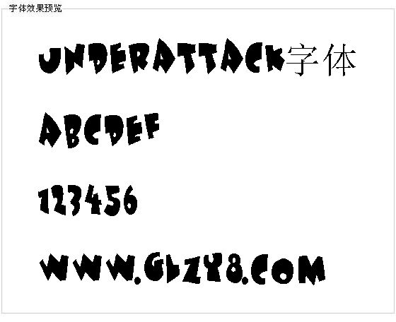 underattack字体