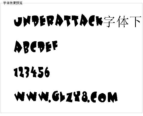 underattack字体下载