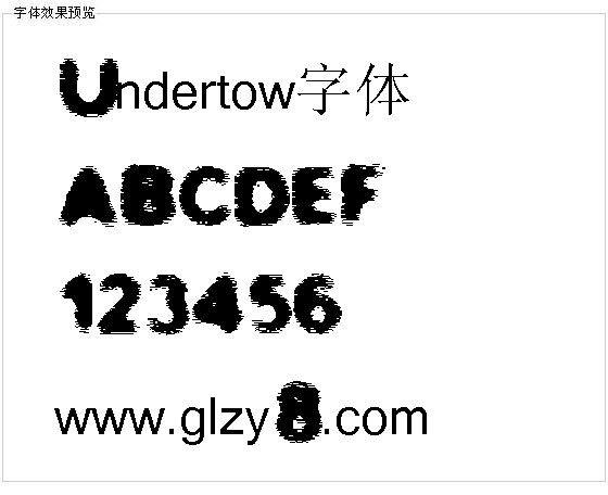 Undertow字体