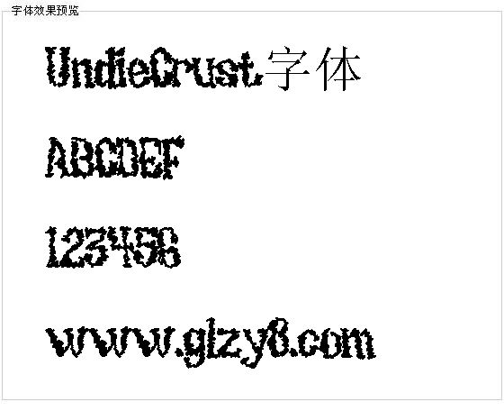 UndieCrust字体