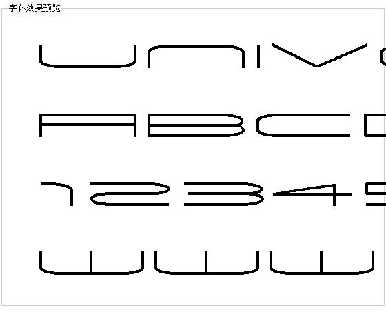 Univox字体