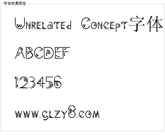 Unrelated Concept字体