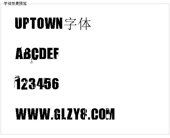 Uptown字体