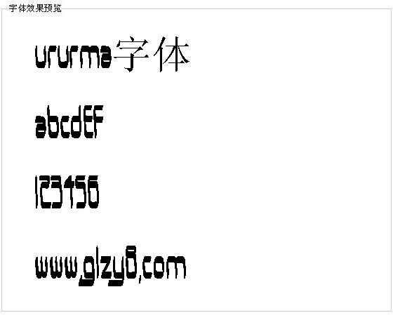 Ururma字体