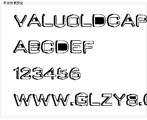 Valuoldcaps字体