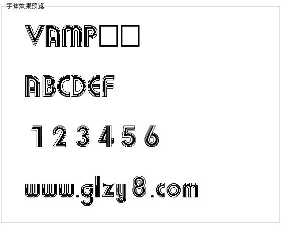 VAMP字体