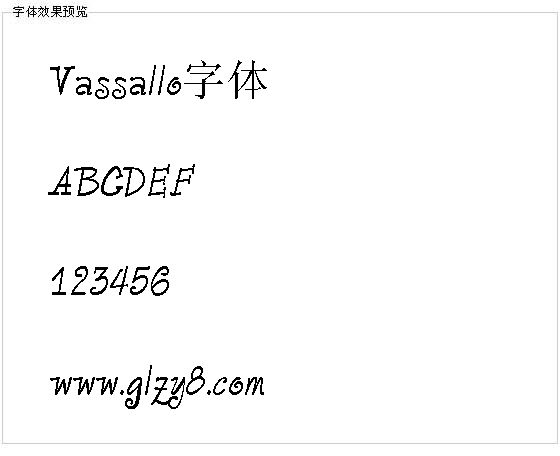 Vassallo字体