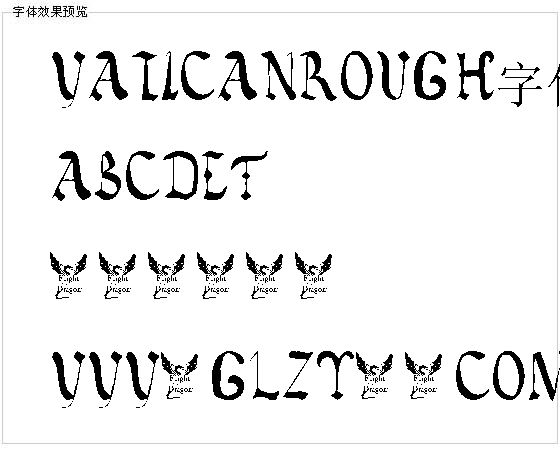 Vaticanrough字体