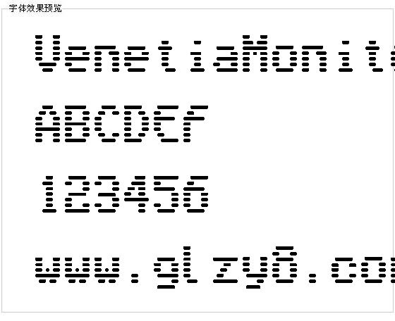 VenetiaMonitor字体