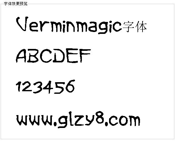 Verminmagic字体