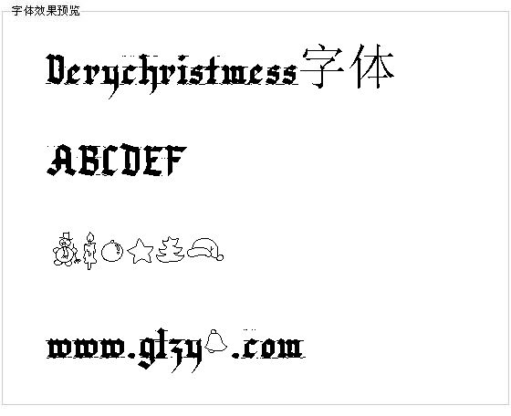 Verychristmess字体