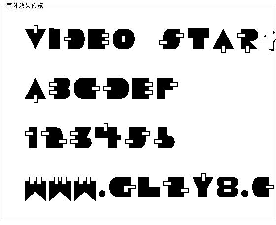 Video Star字体