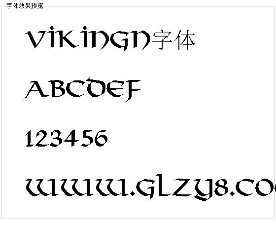 Vikingn字体