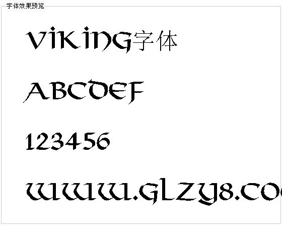 Viking字体