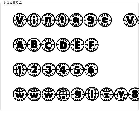 Vintage Vacation字体