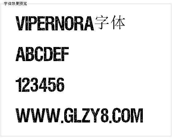 Vipernora字体