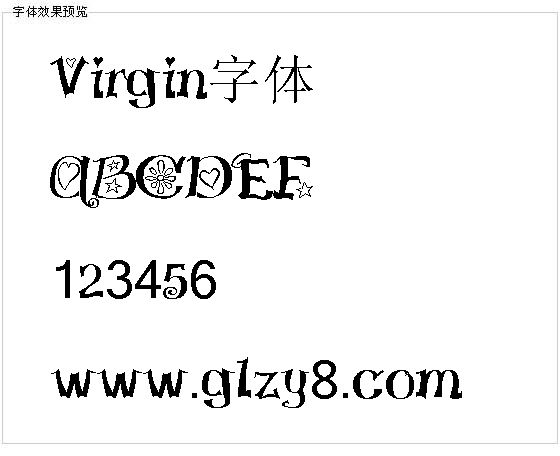 Virgin字体