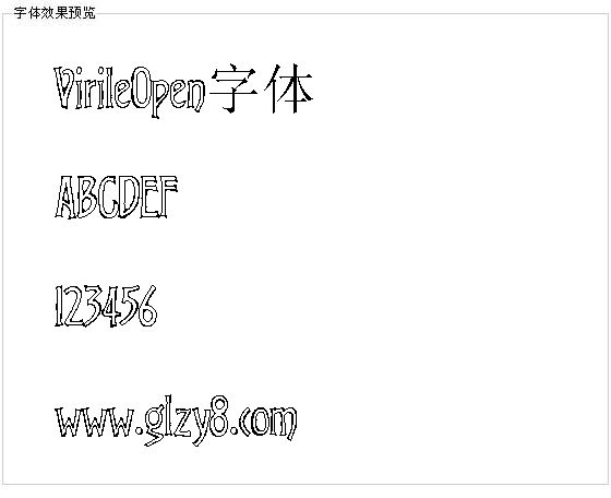 VirileOpen字体