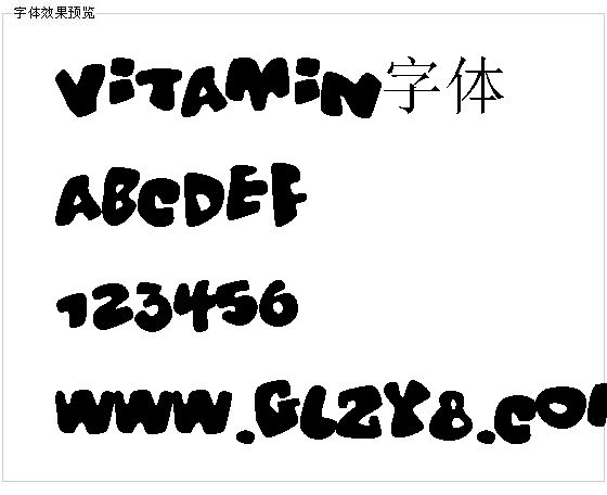 Vitamin字体