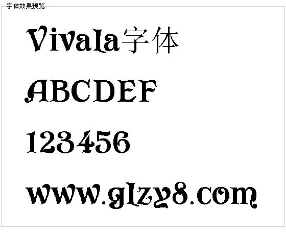 Vivala字体