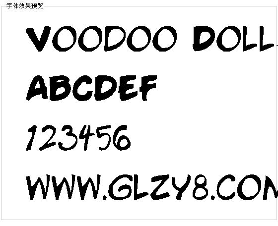 Voodoo Doll字体