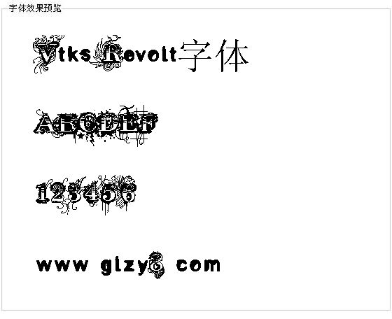 Vtks Revolt字体