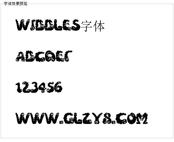 WIBBLES字体