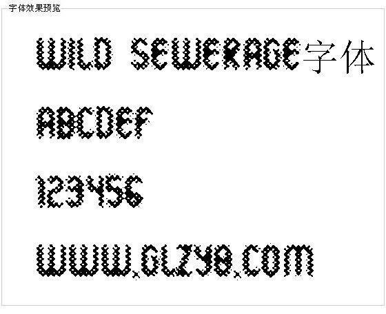 Wild Sewerage字体