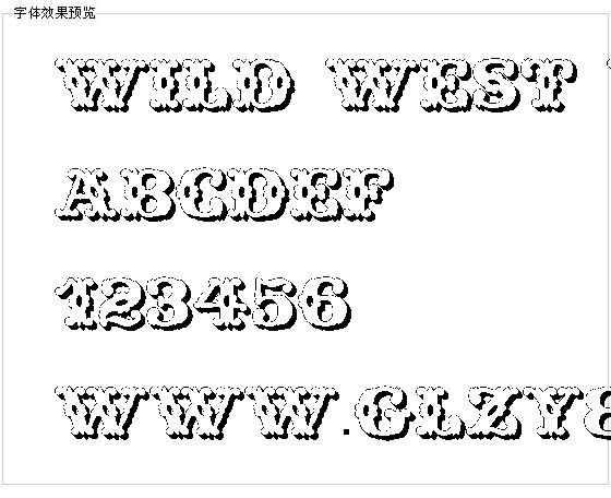 Wild West Wind字体