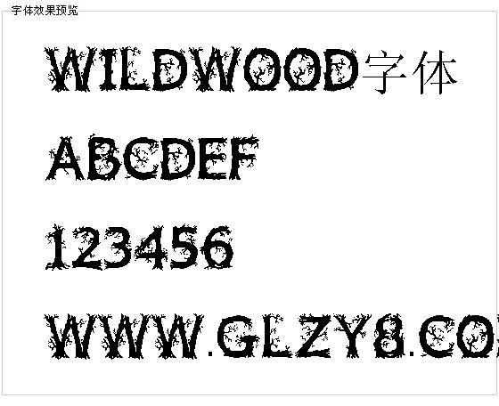 Wildwood字体