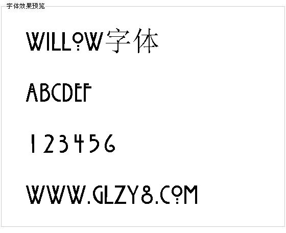 Willow字体