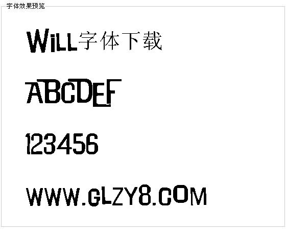 Will字体下载