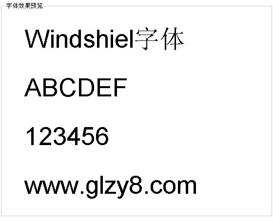 Windshiel字体