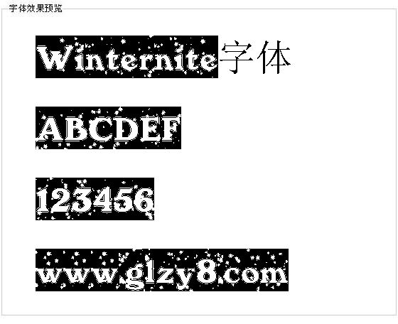 Winternite字体