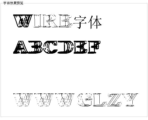 Wire字体