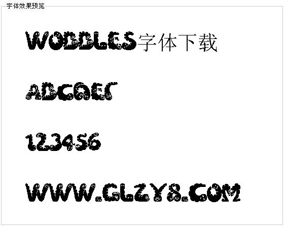 Wobbles字体下载