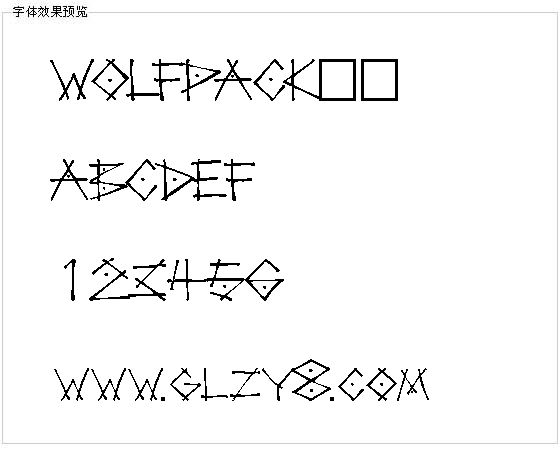 WOLFPACK字体