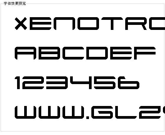 Xenotron字体