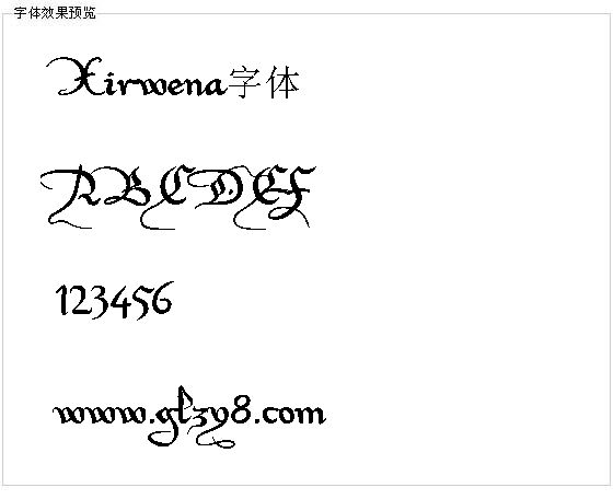 Xirwena字体