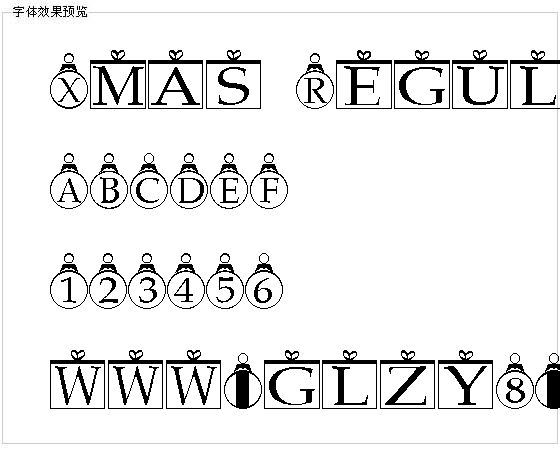 Xmas Regular字体