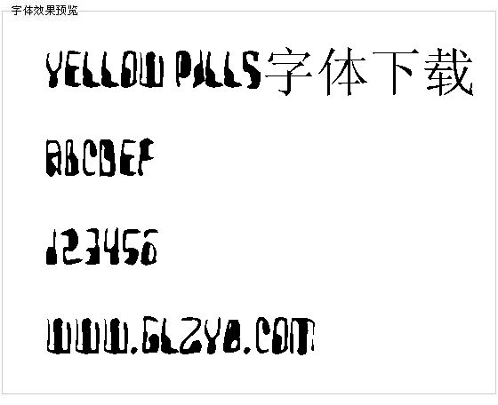 Yellow Pills字体下载