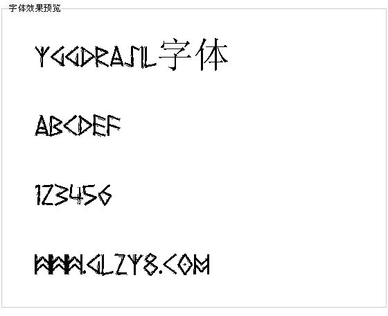 Yggdrasil字体