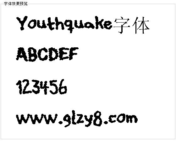 Youthquake字体