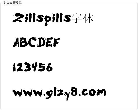 Zillspills字体