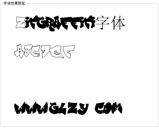 Zitgraffiti字体