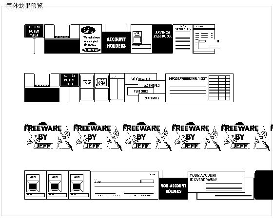 Bankvist字体