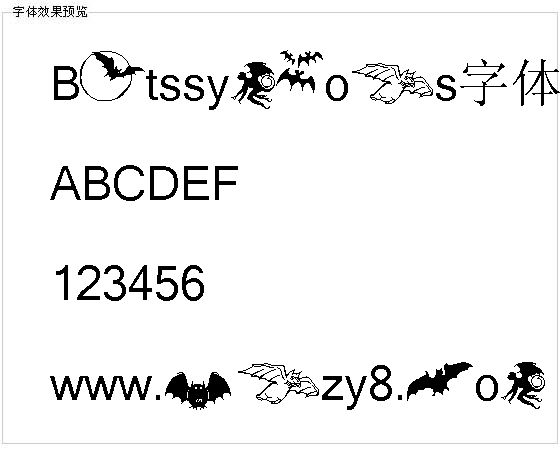 Batssymbols字体