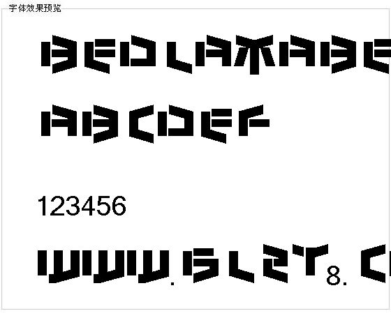 BedlamABE字体