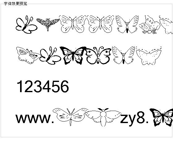 Butterflyheaven字体